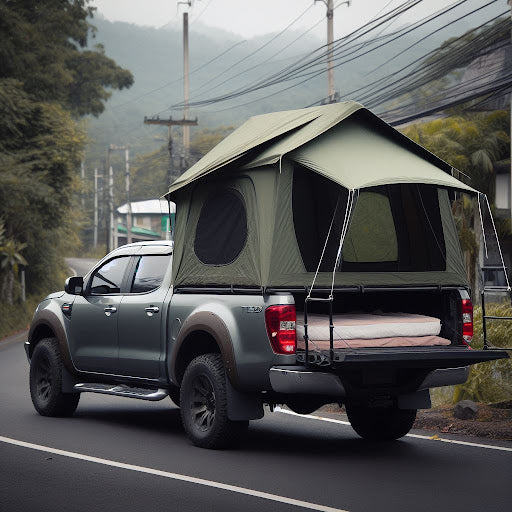 camping truck bed tent