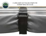 OVS Nomadic Awning 180 Degree - Dark Gray Cover With Black Cover- Velcro Storage Straps