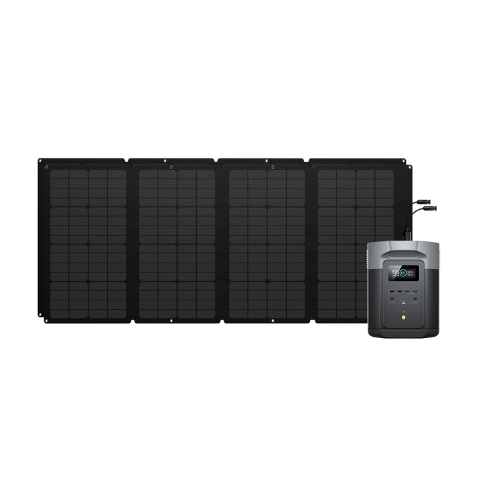 EcoFlow DELTA 2 Max Solar Generator + Solar Panel (PV160W)
