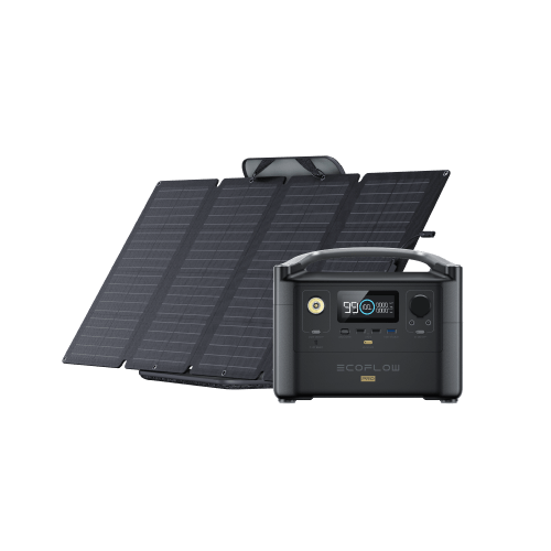 EcoFlow RIVER Pro with Solar Panel + Extra Battery