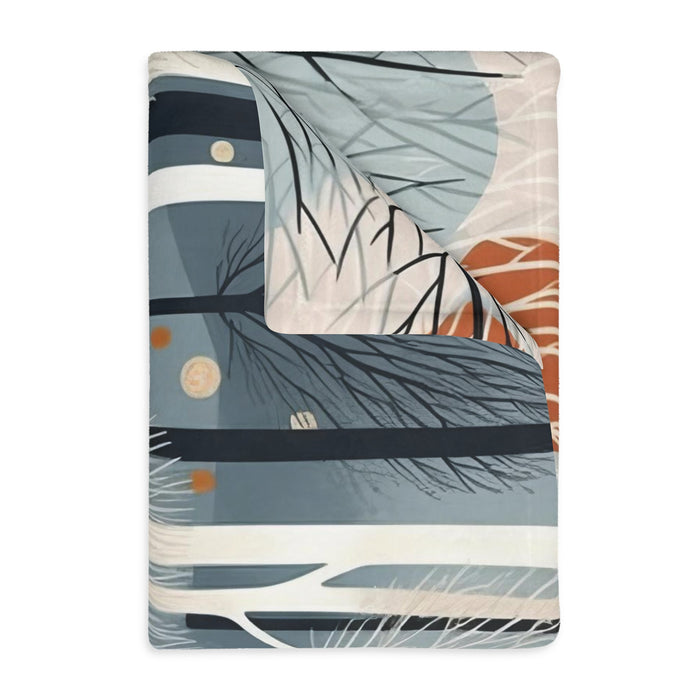 Abstract Forest Modern Blanket for camper, RV, or home, throw blanket