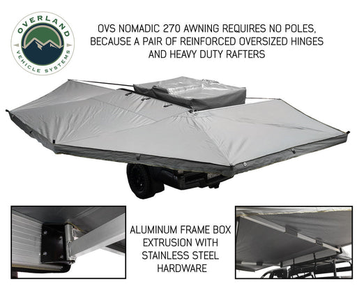 OVS Nomadic Awning 270 Driver Side Dark Gray Cover 19519907