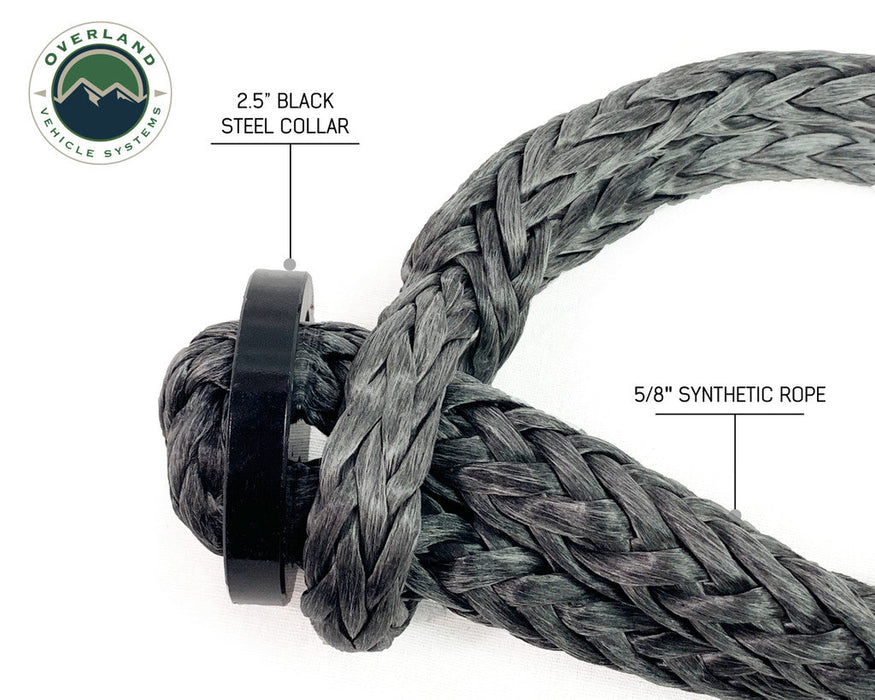 OVS Combo Pack Soft Shackle with Collar & Recovery Ring 6.25" 20-6580
