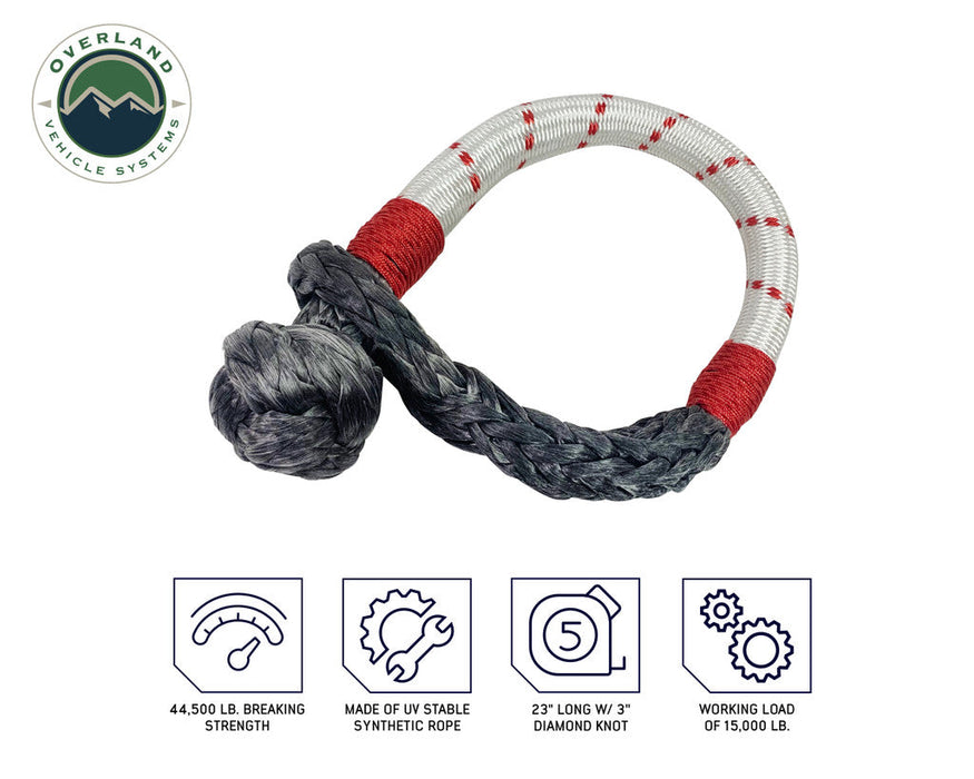 OVS Combo Pack Soft Shackle 7/16" and Recovery Ring 4.0" 19-4716