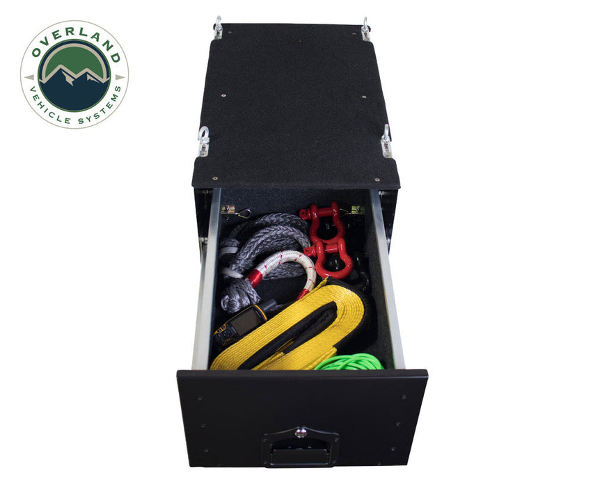 OVS Cargo Box w/ Slide Out Drawer Size Black Powder Coat 21010301