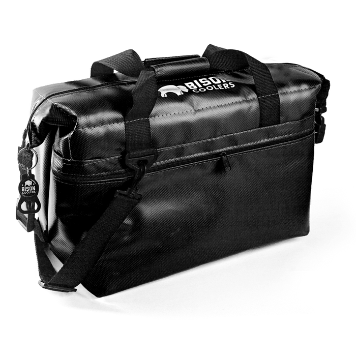 Bison Coolers 24-Can Black Softpak Cooler Bag