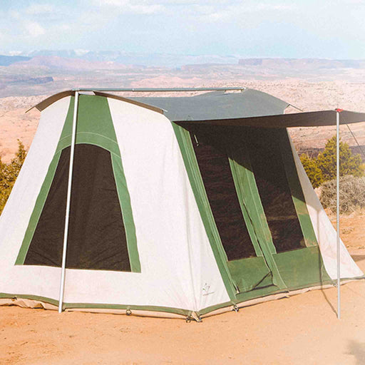 White Duck 10'x14' Prota Canvas Cabin Tent, Deluxe Water Repellent