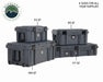 OVS Dry Box Storage - Dark Grey 95QT with Drain, Bottle Opener 40100011