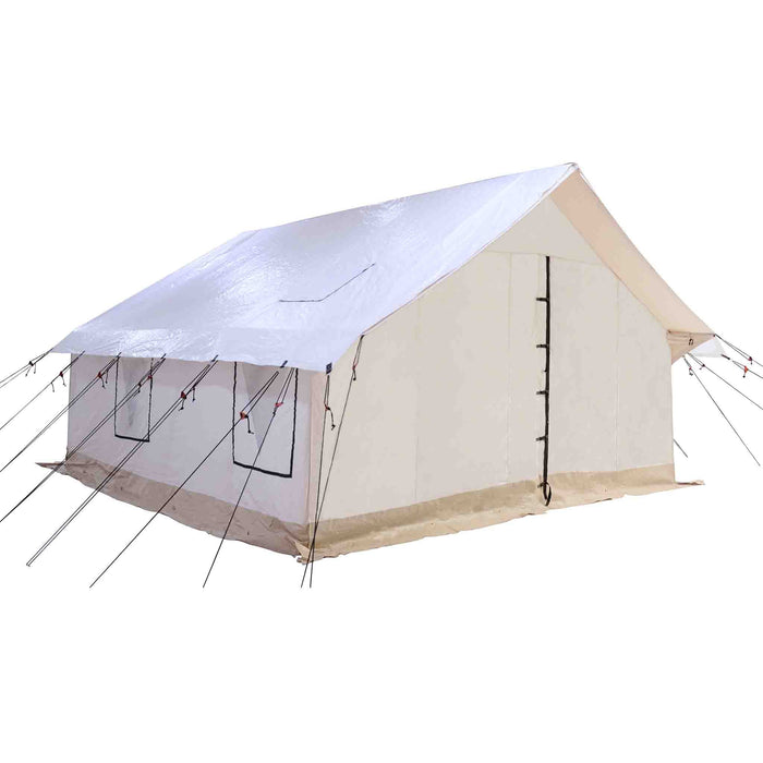 White Duck 14'x16' Alpha Wall Tent, Canvas Camping & Hunting Tent