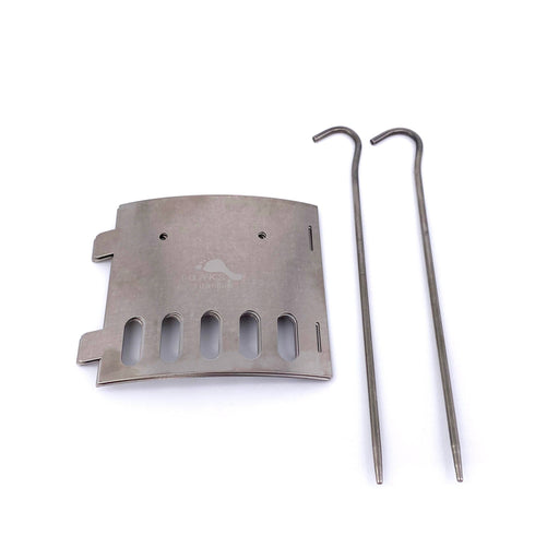 TOAKS TiStand Titanium Alcohol Stove Dual Stand and Windscreen