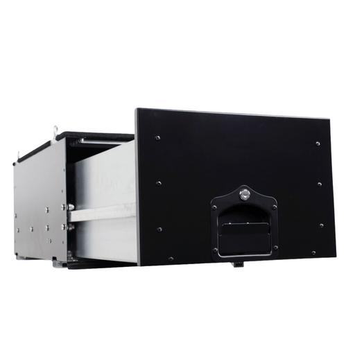 OVS Cargo Box w/ Slide Out Drawer Size Black Powder Coat Universal - 21010301