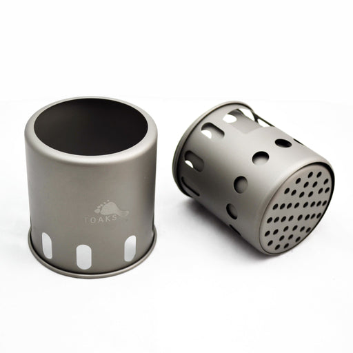 TOAKS Titanium Backpacking Wood Burning Stove (Small)