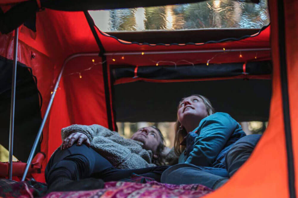 TentBox Lite 1.0 Lightweight Car Glamping Rooftop Tent, 4-Season