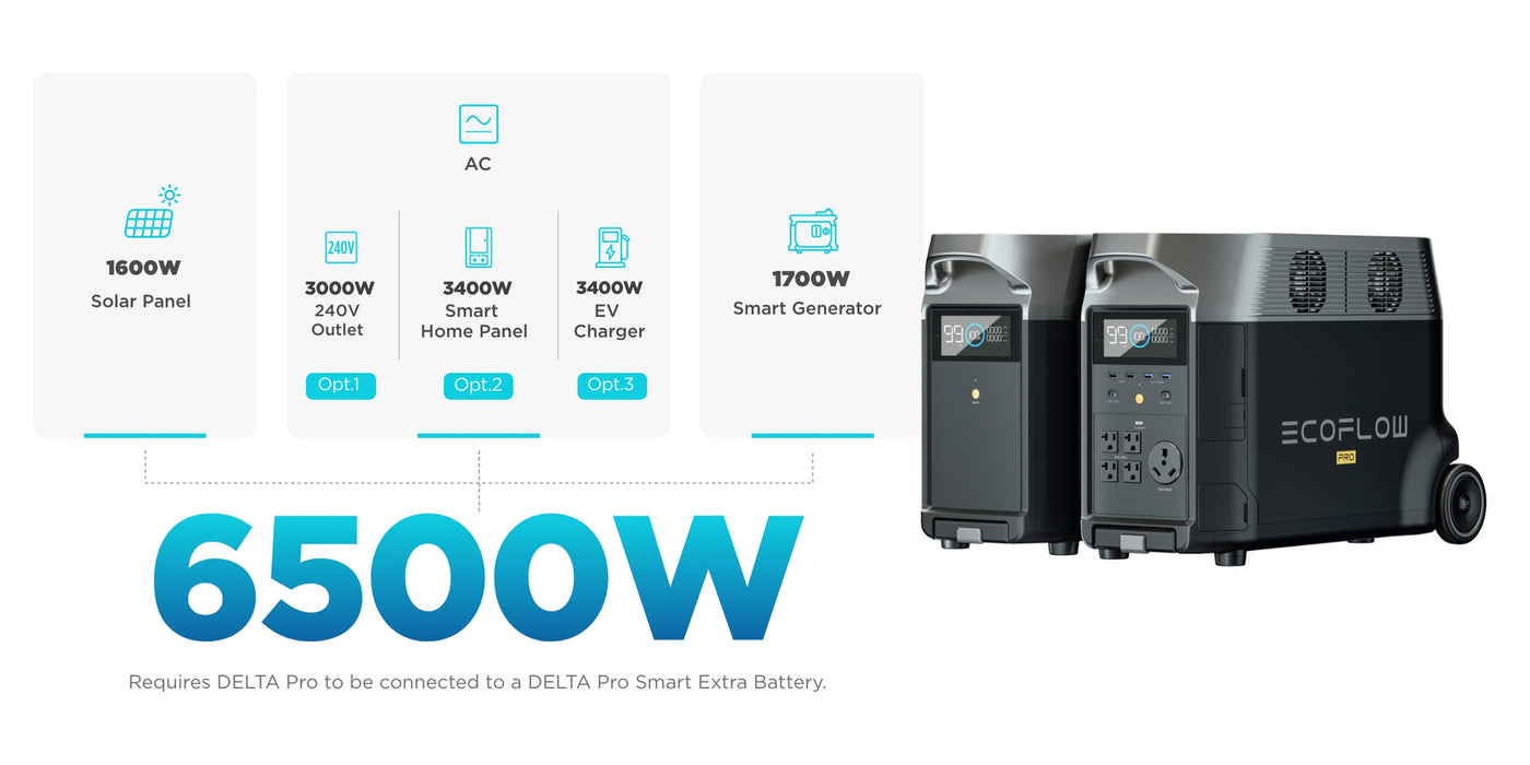 EcoFlow DELTA Pro + Solar Panel