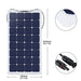 ACOPOWER 550W Flexible Solar Marine Kit w/ 50A MPPT Charge Controller