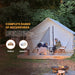 White Duck 16'x20' Alpha Pro Wall Tent, Canvas Camping & Hunting Tent