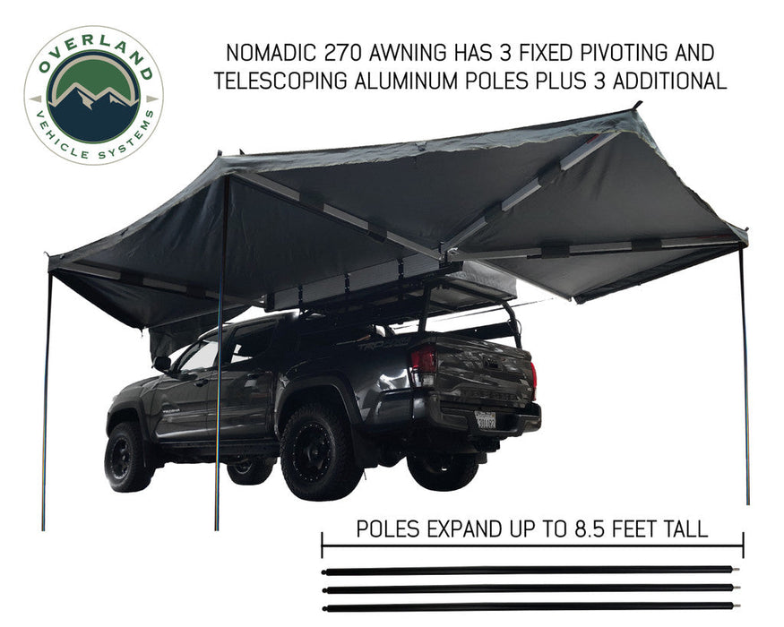 OVS Nomadic Awning 270 Driver Side Dark Gray Cover 19519907