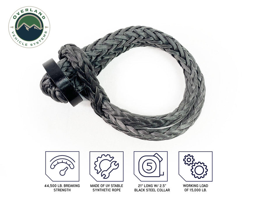 OVS Combo Pack Soft Shackle with Collar & Recovery Ring 6.25" 20-6580