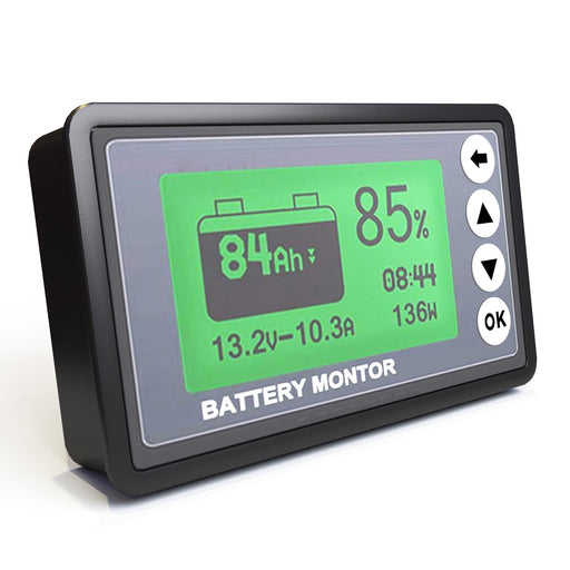 ACOPOWER 500A Battery Monitor, High and Low Voltage Programmable Alarm