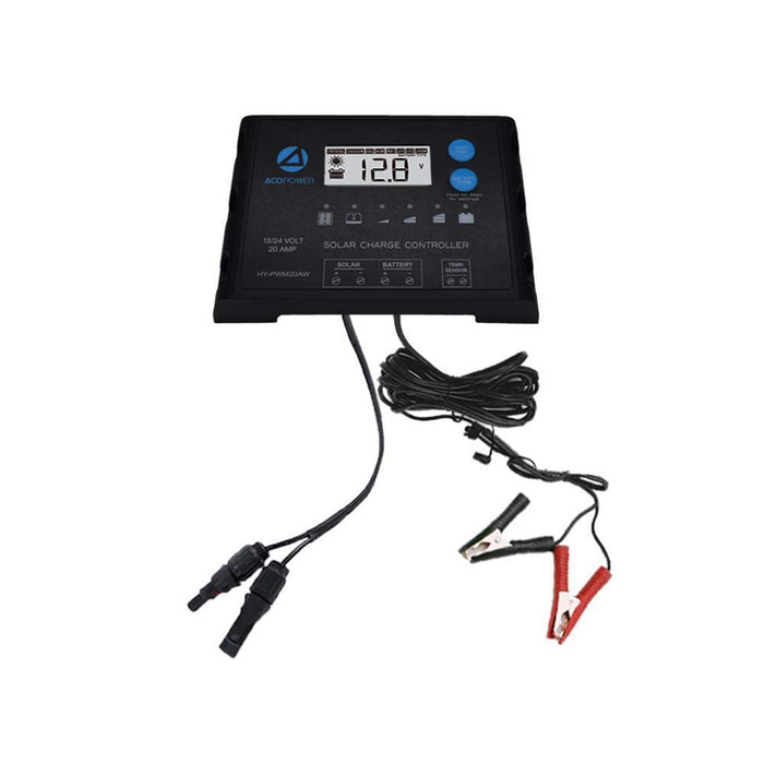 ACOPOWER 20A ProteusX Waterproof PWM Solar Charge Controller