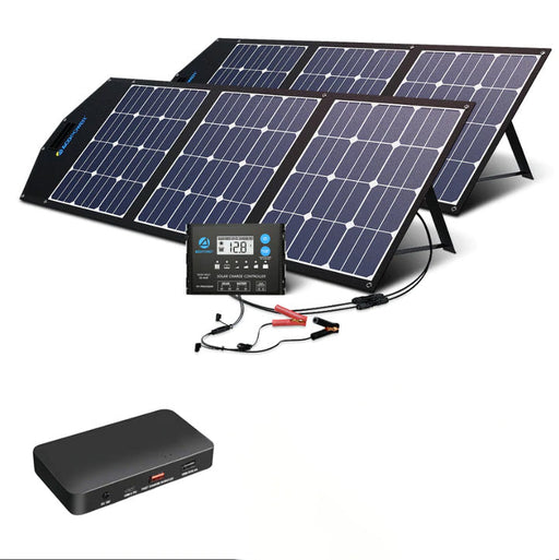 ACOPOWER 240W Foldable Solar Panel with ProteusX 20A Charge Controller