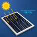 ACOPOWER 25 Watts Poly Solar Panel Module for 12 Volt Battery Charging