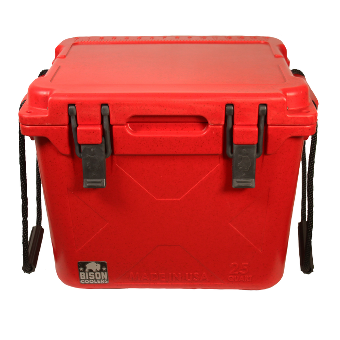 Bison Coolers Red 25 Quart Cooler