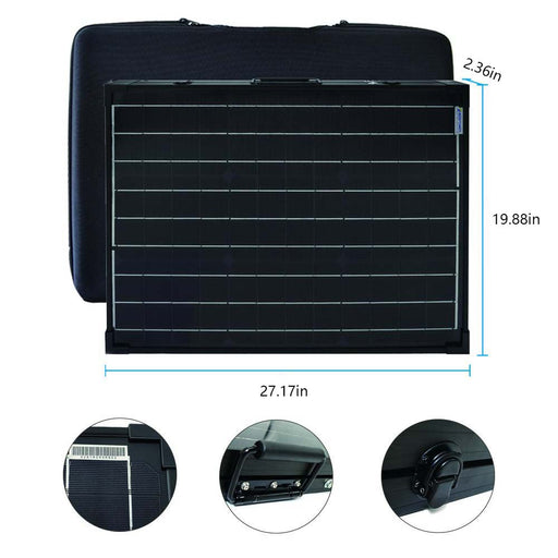 ACOPOWER PTP 100W Portable Solar Panel Expansion Briefcase