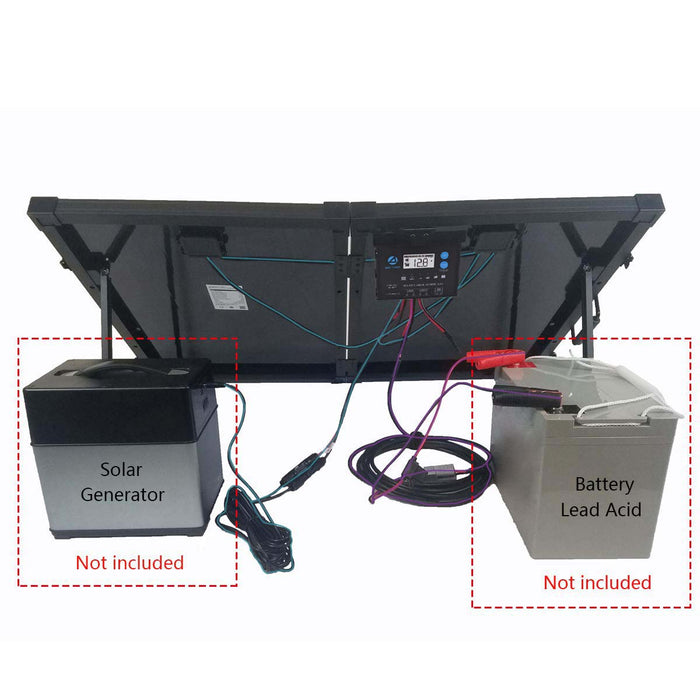 ACOPOWER 100w Mono Solar Panel kit, Waterproof 20A Charge Controller