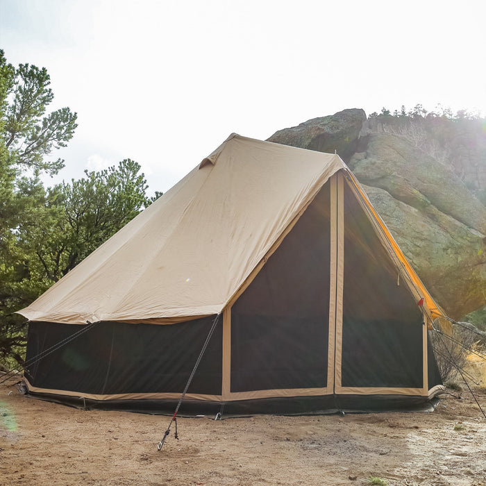 White Duck 13' Regatta 360 Canvas Bell Family Camping Tent