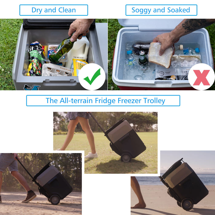 ACOPOWER LionCooler Pro Portable Solar Fridge Freezer, 52 Quarts