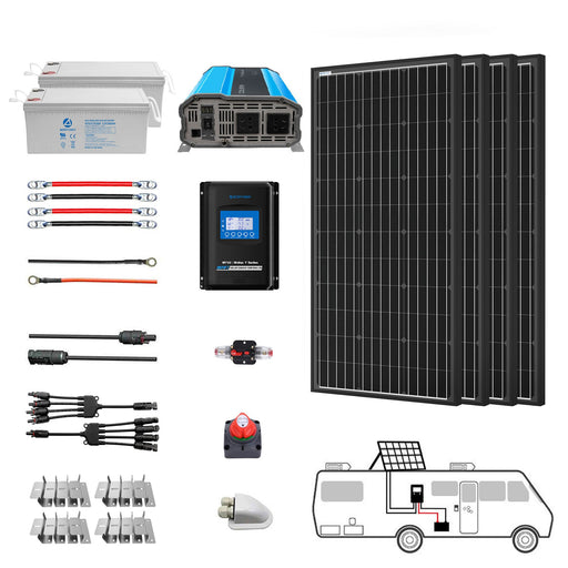 ACOPOWER 400W Mono RV Solar System