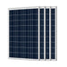 ACOPOWER 100W Polycrystalline Solar Panel for 12 Volt Battery Charging