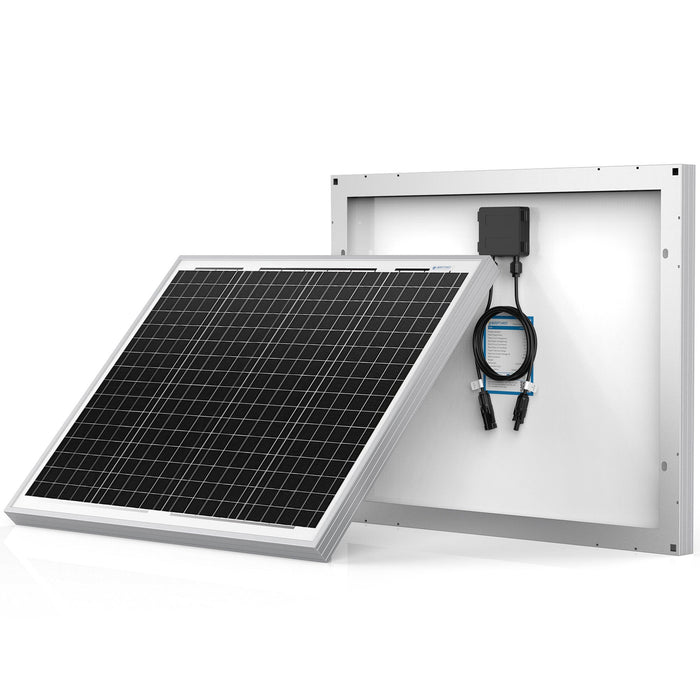 ACOPOWER 50W Mono Solar Panel for 12V Battery Charging, Off-Grid