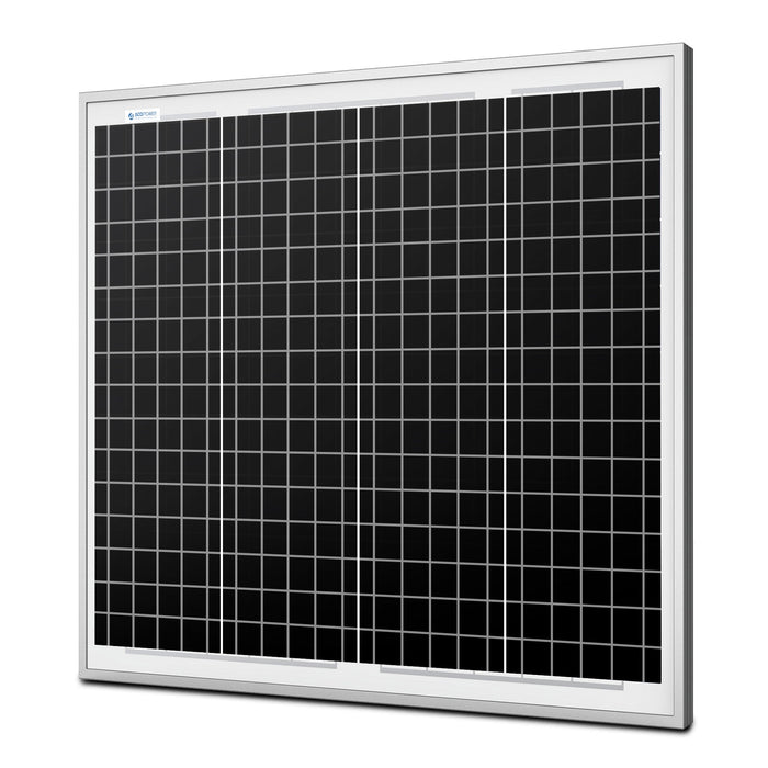 ACOPOWER 50W Mono Solar Panel for 12V Battery Charging, Off-Grid