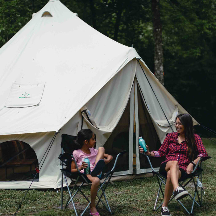 White Duck 20' Avalon Canvas Bell Family Camping Tent