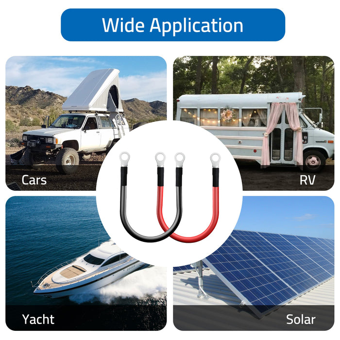 ACOPOWER Battery Cable Inverter Power Cable with Oxygen