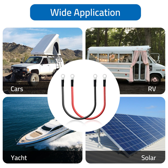 ACOPOWER Battery Cable Inverter Power Cable with Oxygen