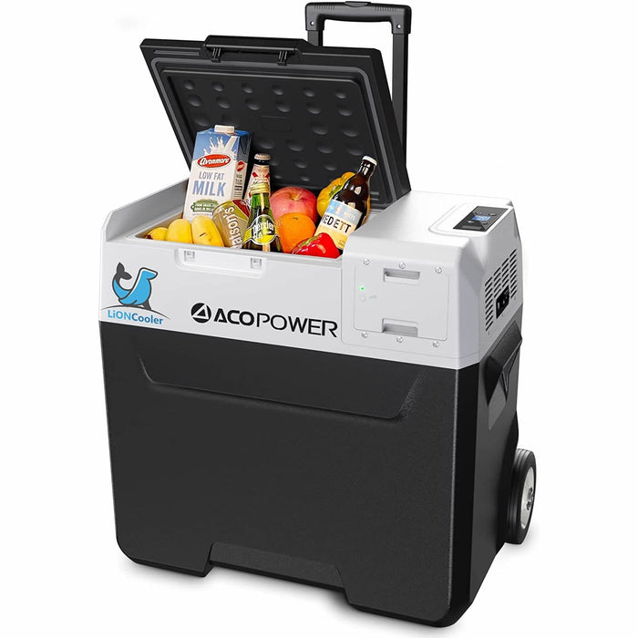 ACOPOWER LiONCooler Combo, X50A (52 Quarts) and 90W Solar Panel