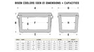 Bison Coolers Seafoam 75 Quart Cooler