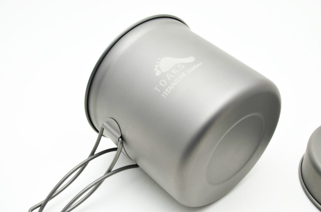 TOAKS Titanium 1100ml Pot with Pan