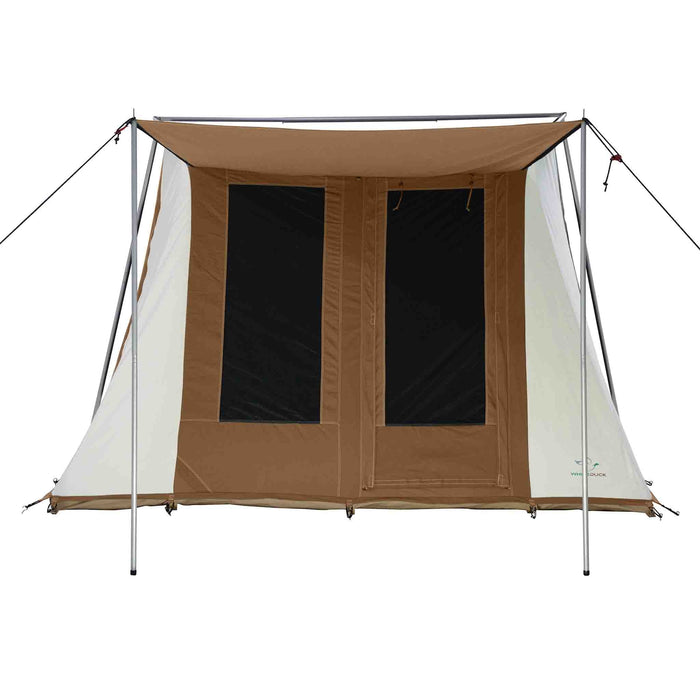 White Duck 10'x10' Prota Canvas Cabin Tent, Water Repellent