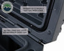 OVS Dry Box Storage - Dark Grey 95QT with Drain, Bottle Opener 40100011
