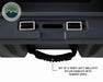 OVS Dry Box Storage - Dark Grey 95QT with Drain, Bottle Opener 40100011