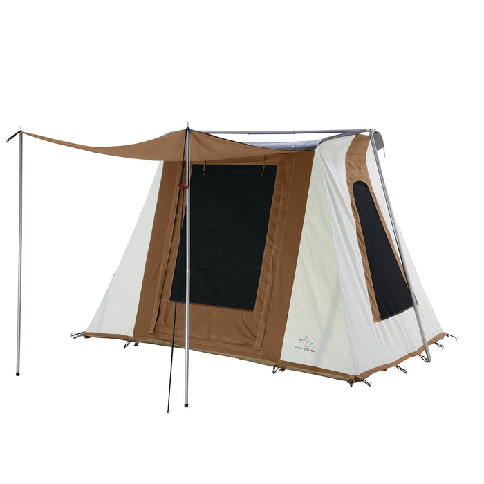 White Duck 7'x9' Prota Canvas Cabin Tent, Deluxe, Water Repellent