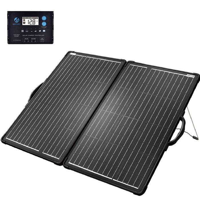 ACOPOWER Plk 200W Portable Solar Panel Kit with 20A Charge Controller