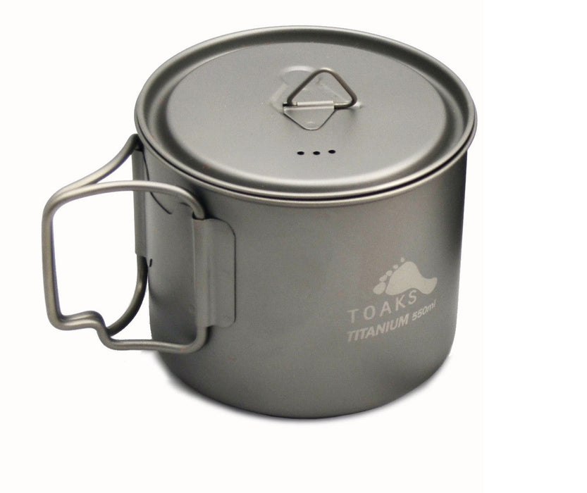 TOAKS Light Titanium 550ml Pot (Ultralight version)