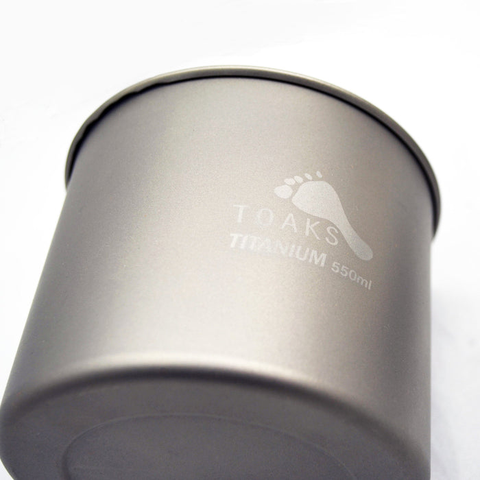 TOAKS Light Titanium 550ml Pot without Handle