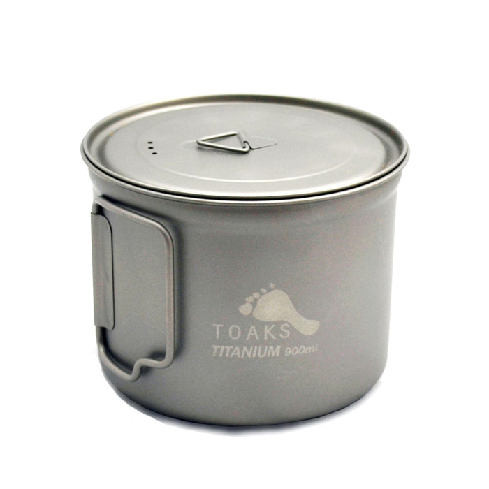 TOAKS Titanium 900ml D115mm Pot (Short Handles)