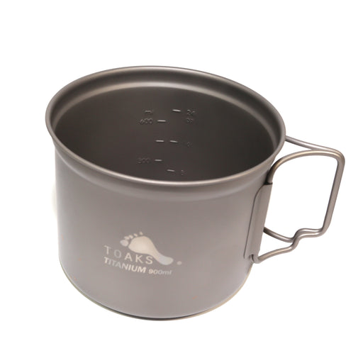 TOAKS Titanium 900ml D115mm Pot (Short Handles)